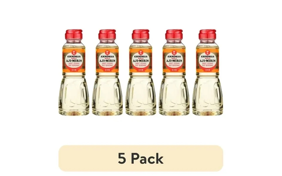 5 Pack Kikkoman Mirin Sweet Cooking Rice Wine - 10 Fz