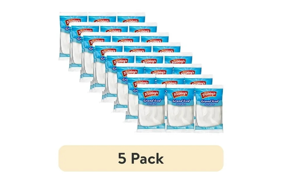 5 Pack Mrs. Freshley S Grand White Iced Honey Buns Individually Packaged 6 Oz
