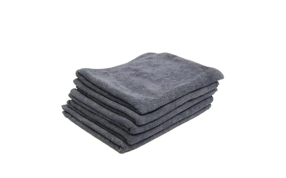 5 Pcs High Absorbing Microfiber Fabric Car Clean Cloth Towel Protective For Auto Car Gray
