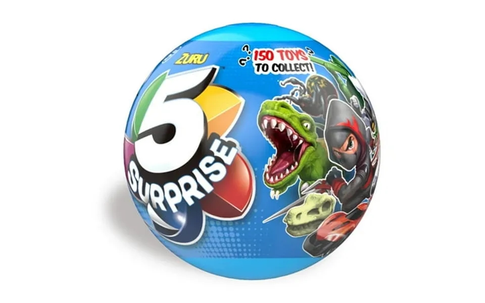 5 Surprise Blue Mystery Capsule Collectible Toy By Zuru