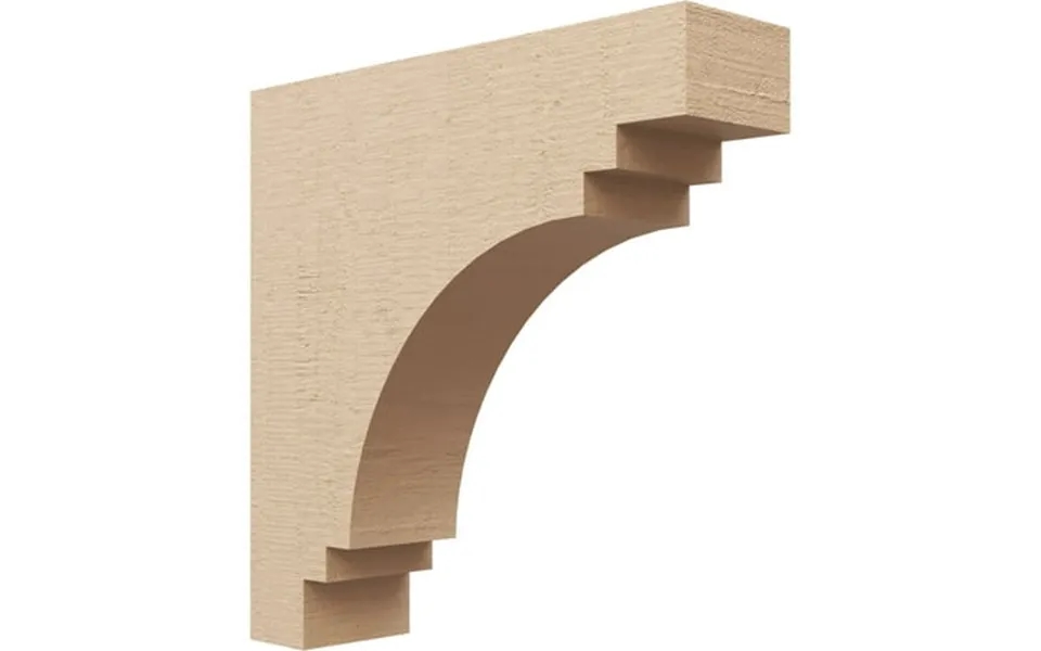 5 W X 20 D X 20 H Thin Pescadero Rough Cedar Woodgrain Timberthane Corbel Primed Tan