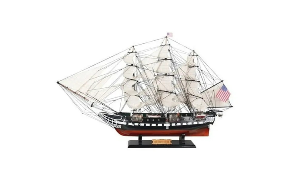 50 In. Wooden Uss Constitution Tall Model Ship
