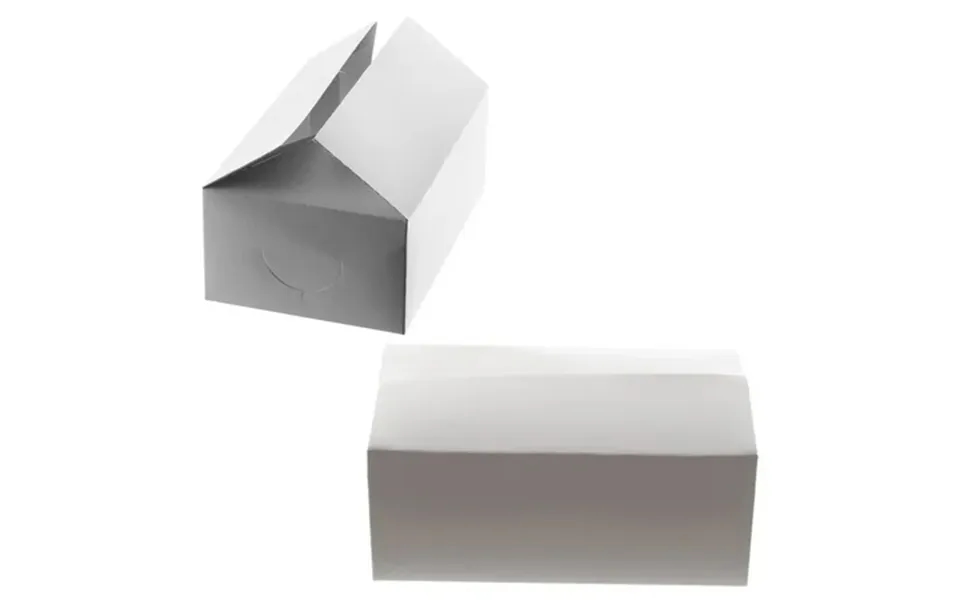 50 Pack White Treat Flat Gift Boxes - 7 X 4 X 3 Inches