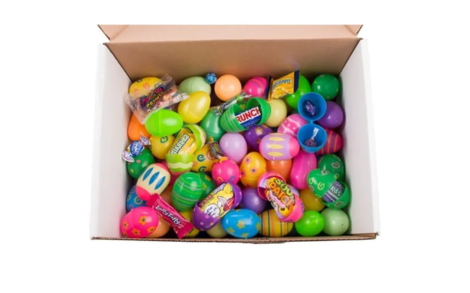 500 Bulk Filled Easter Eggs Hunt Assort Styles W Brand Candy Chocolate & Toys