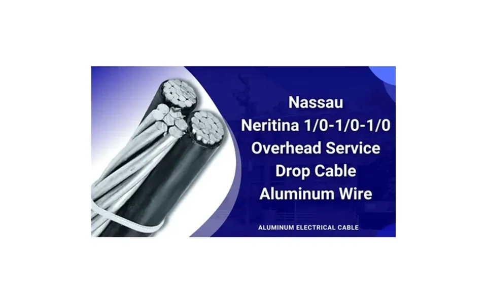 500 Neritina 1 0-1 0-1 0 Aluminum Triplex Overhead Service Drop Cable