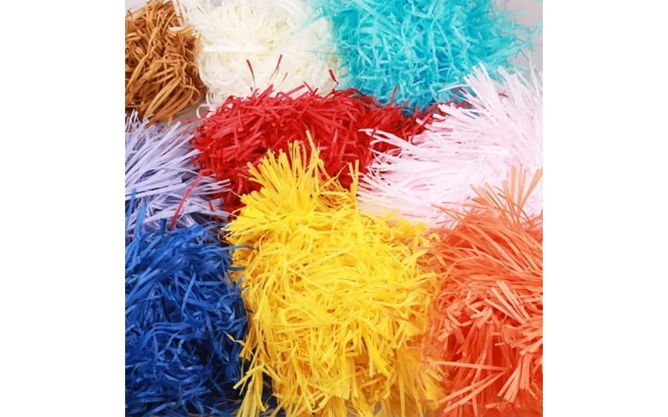 500g Sugar Box Accessories Raffia Grass Filler Candy Box Gift Packaging Accessories Holiday Party Paper Silk-claret