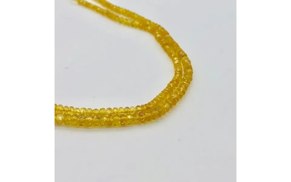 50cts Natural Canary Yellow Sapphire Faceted Beads 3.75x2.5mm To 3x1mm