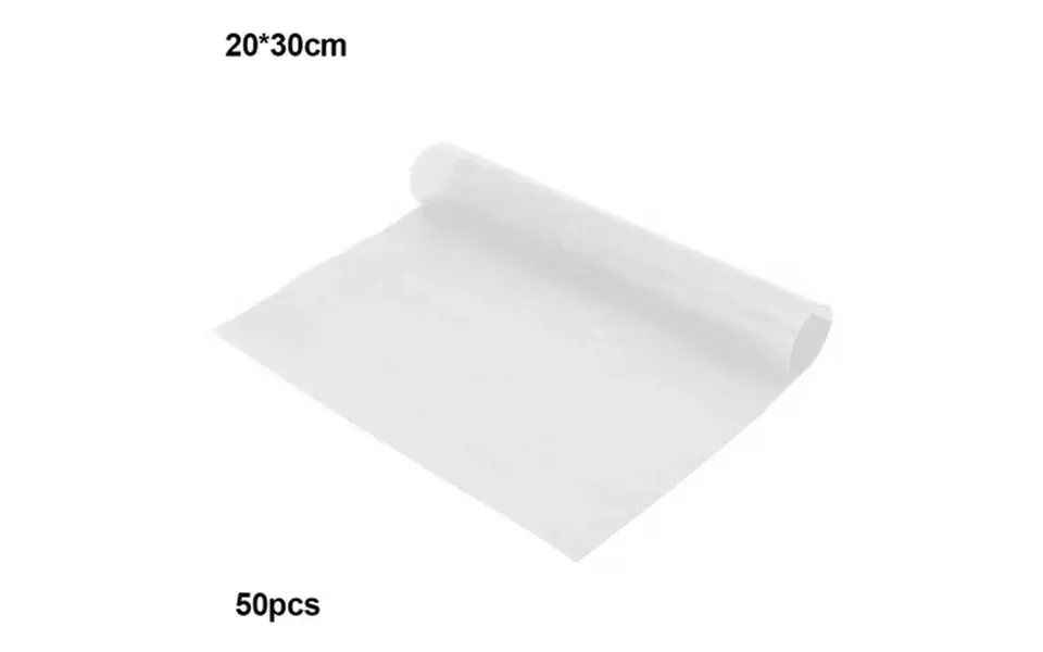 50pcs Non-stick Oven Liners Barbecue Grilled Thicken Kitchen Oven Baking Paper Mat