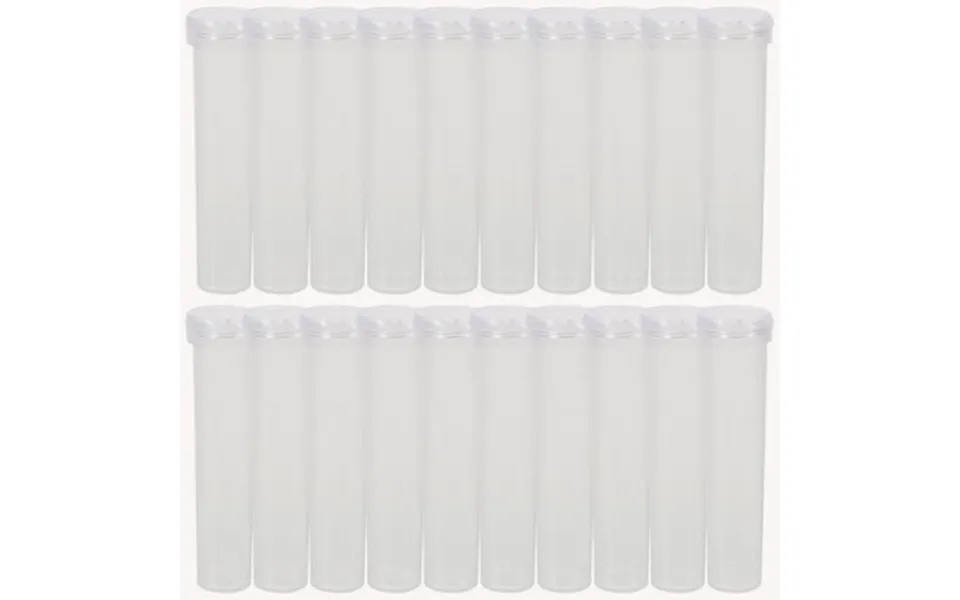 50pcs Nutrition Flower Plastic Tube Transparent Water Flower Tube Flower Water Container Florist Supplies