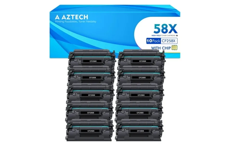 58x Cf258x 58a Cf258a 10-pack Compatible For Hp Cf258x 58x 58a Toner Cartridge For Hp Laserjet Pro M404n M404 M404dw M40
