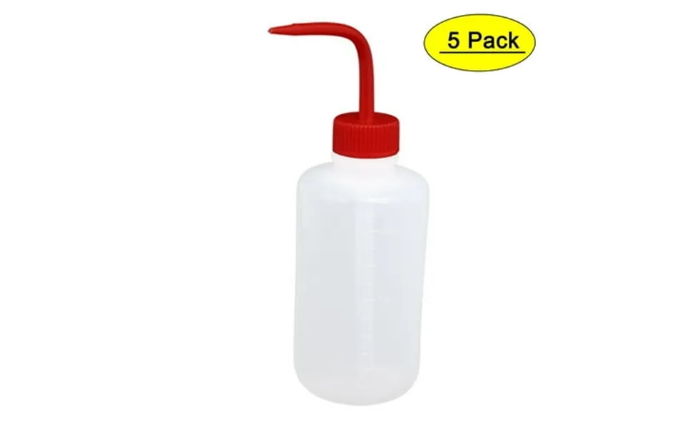 5pcs 250ml Plastic Beak Elbow Cleaning Spray Squeeze Bottle