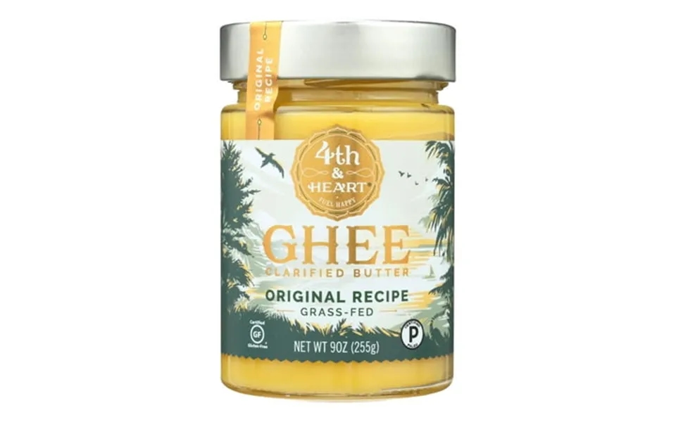 6 Pack 4th And Heart Gmo-free Ghee Butter Original 9 Fl Oz