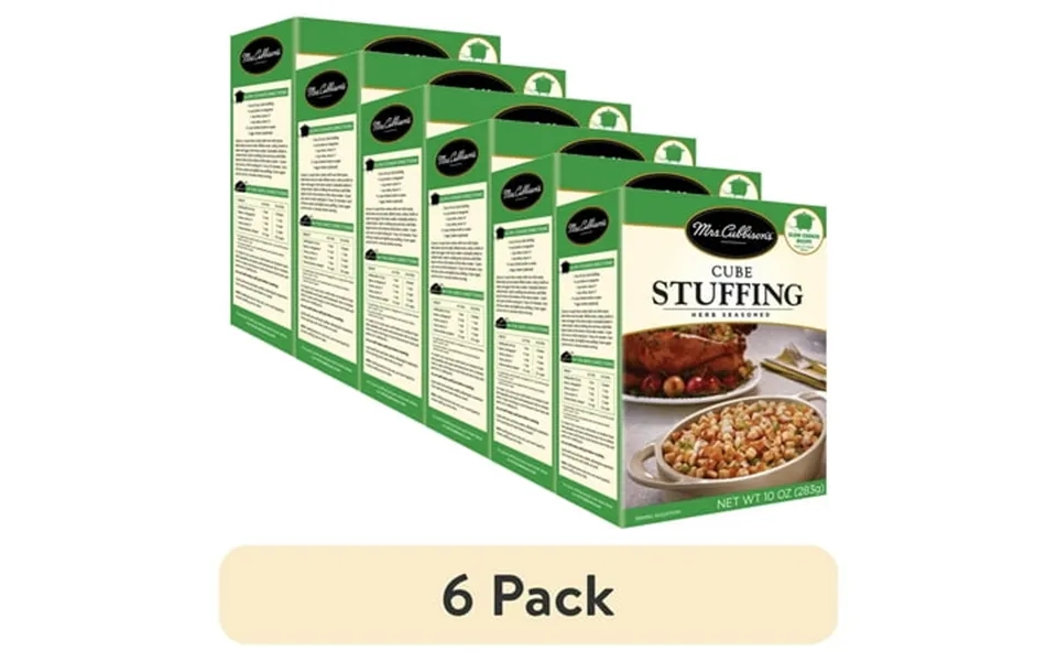 6 Pack Mrs. Cubbison S Herb Seasoned Turkey Stuffing 10 Oz Box