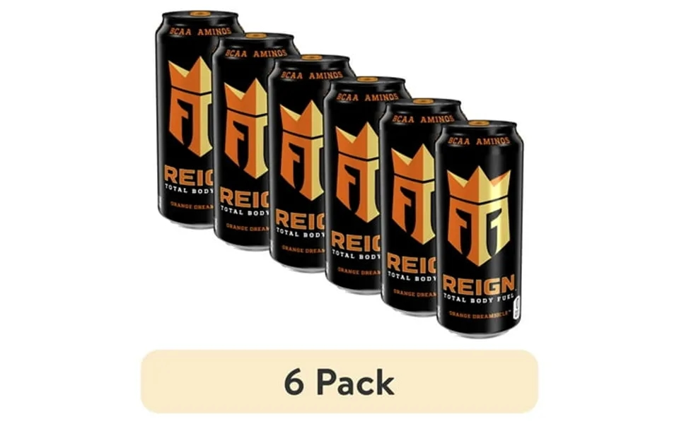 6 Pack Reign Total Body Fuel Orange Dreamsicle Performance Energy Drink 16 Fl Oz
