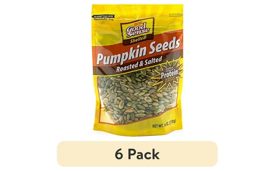 6 Pack Waymouth Farms Good Sense Pumpkin Seeds 6 Oz.