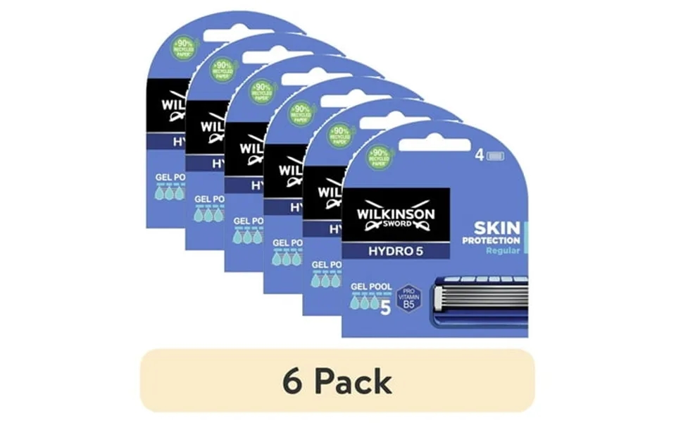 6 Pack Wilkinson By Schick Hydro 5 Refill Blade Cartridges 4 Ct