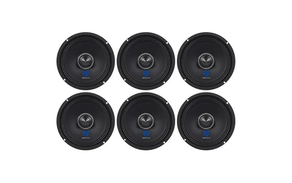 6 Rockville Rxm64 6.5 900w 4 Ohm Mid-bass Drivers Car Speakers Mid-range