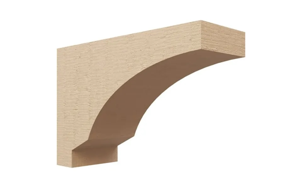 6 W X 18 D X 12 H Classic Moab Rough Cedar Woodgrain Timberthane Corbel Primed Tan