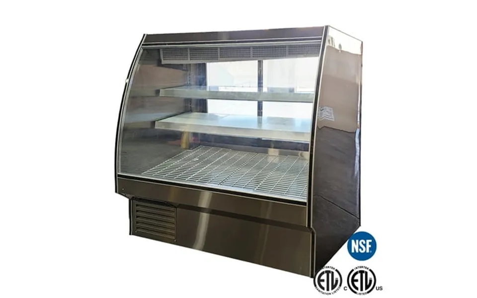 60 In. 28.5 Cu. Ft. Commercial Seafood Raw Meat Refrigerated Case Nsf Etl
