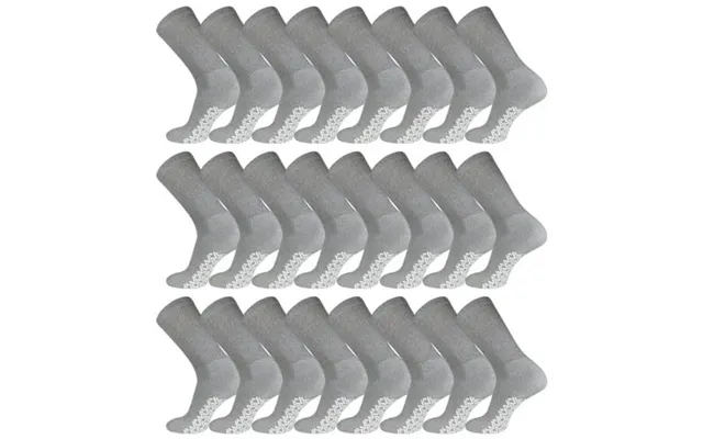 60 Pairs Of Non-skid Diabetic Crew Cotton Socks With Non Binding Top Brooklyn Socks Health Collection Wholesale Bulk Val product image