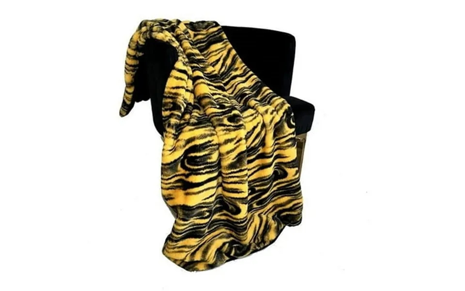 60 X 84 In. Galaxy Faux Fur Luxury Throw Blanket Yellow