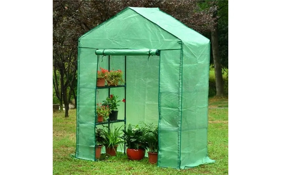 61 X 28 X 79 In. Portable Walk In Greenhouse With Heavy Duty Opaqua Cover