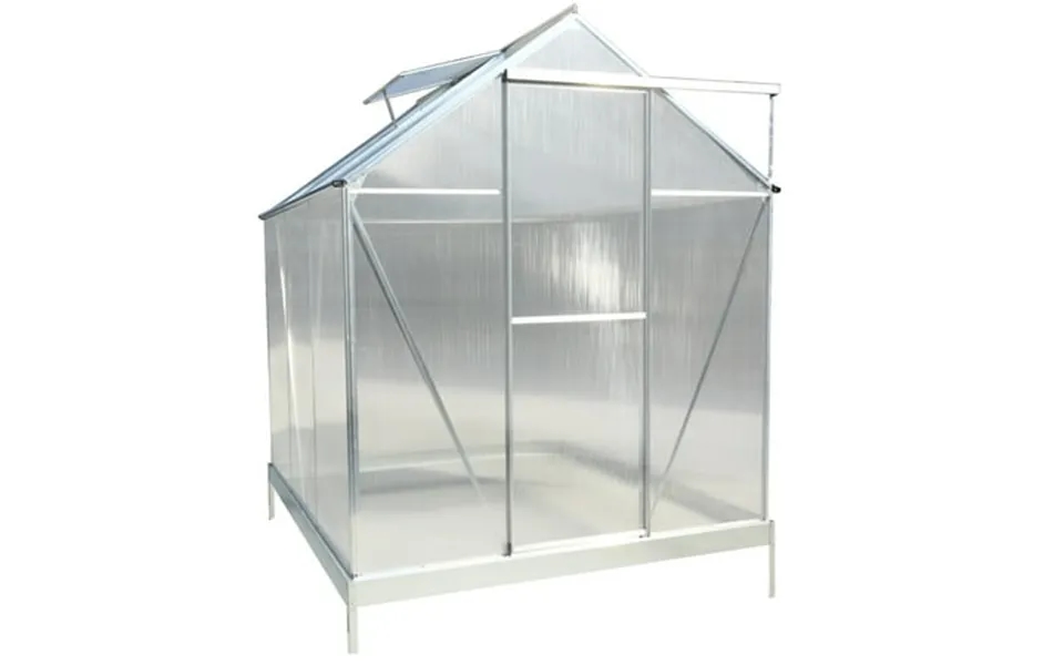6.3 X6.2 X7 Polycarbonate Heavy Duty Greenhouse For Outdoor Walk-in Green House With Rain Gutter Vent And Door Aluminium