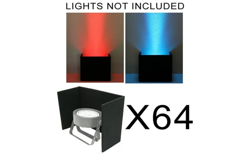 64 Dj Wedding Venue Lighting Slimpar 38 56 64 Led Up Light Uplighting Covers