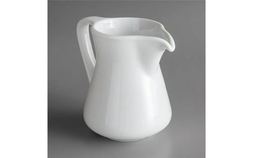 6.5 Oz Royale Bright White Porcelain Creamer