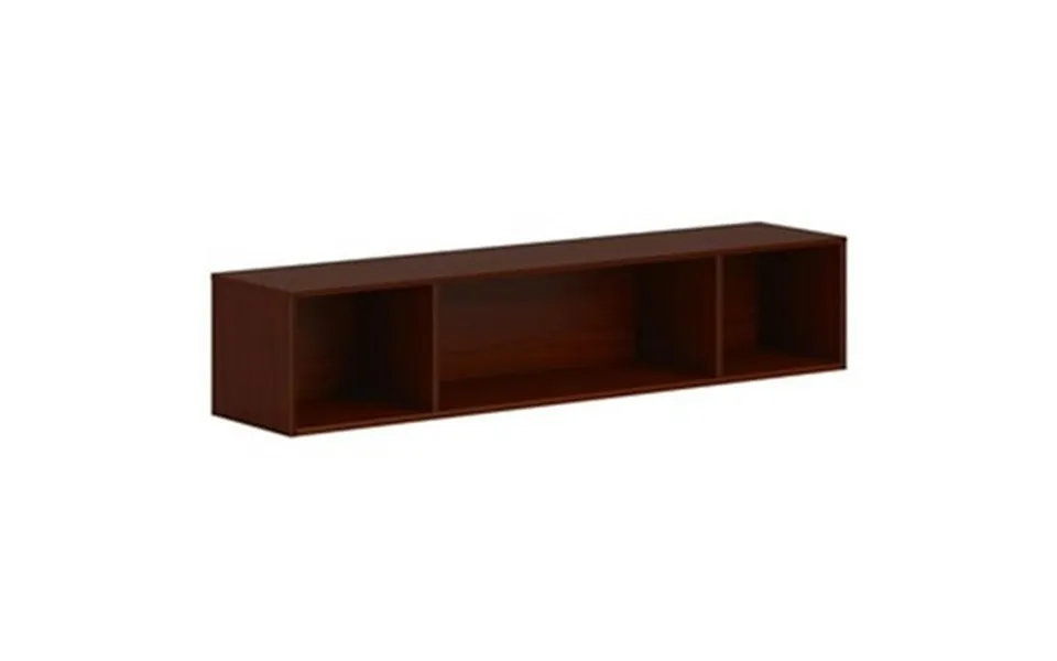 66 In. Open Wall Mounted Storage Mahogany