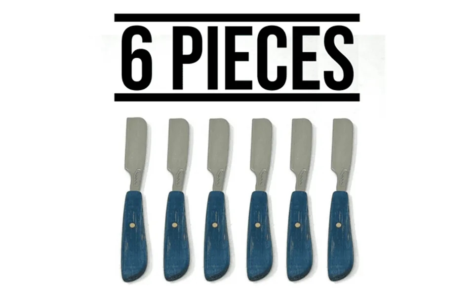 6x Straight Handle Zinc Alloy Japanese Straight Edge Razor Hair Eyebrow Trimming