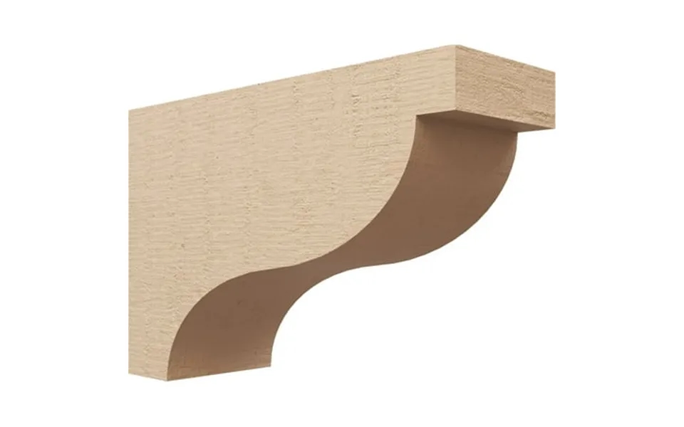 7 W X 21 D X 14 H Classic Garner Rough Cedar Woodgrain Timberthane Corbel Primed Tan