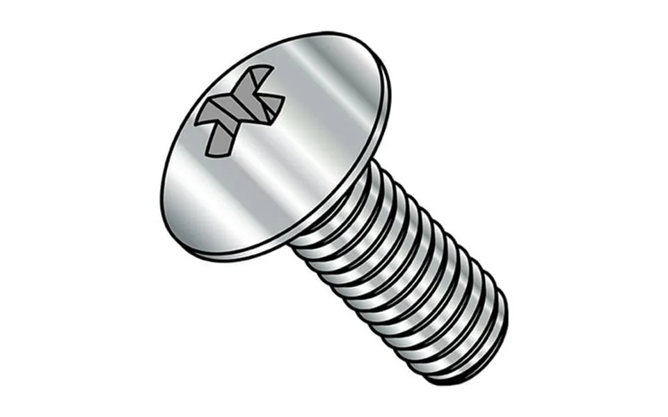 8-32x5 8 Phillips Truss Machine Screw Fully Threaded Full Contour 18-8 Stainless Steel Pack Qty 4 000 Bc-0810mpt188