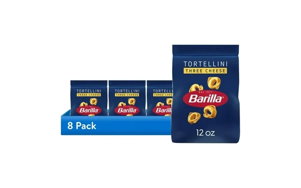 8 Pack Barilla Classic Non-gmo Filled Three Cheese Tortellini Pasta 12 Oz