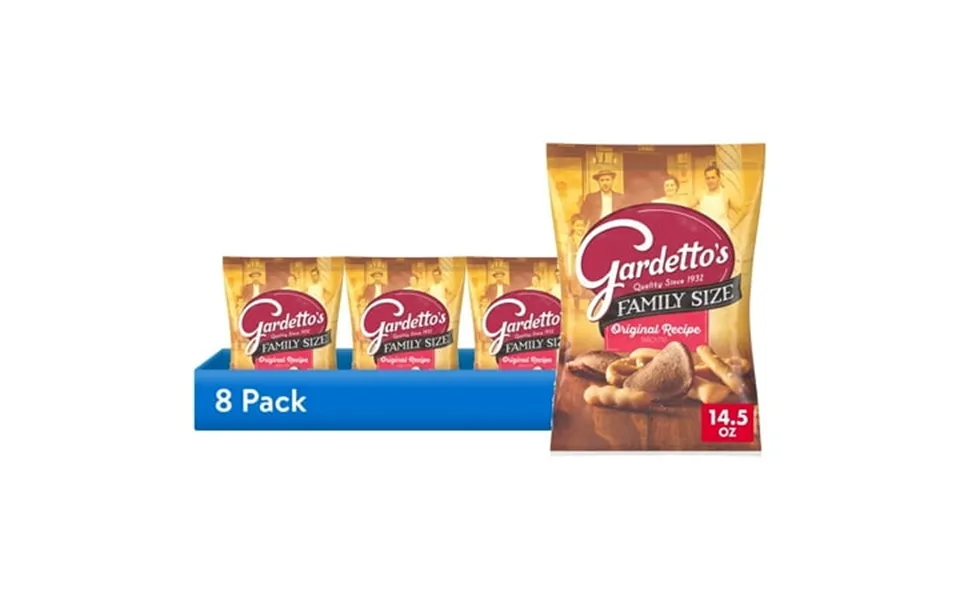 8 Pack Gardetto S Snack Mix Original Recipe Family Size 14.5 Oz