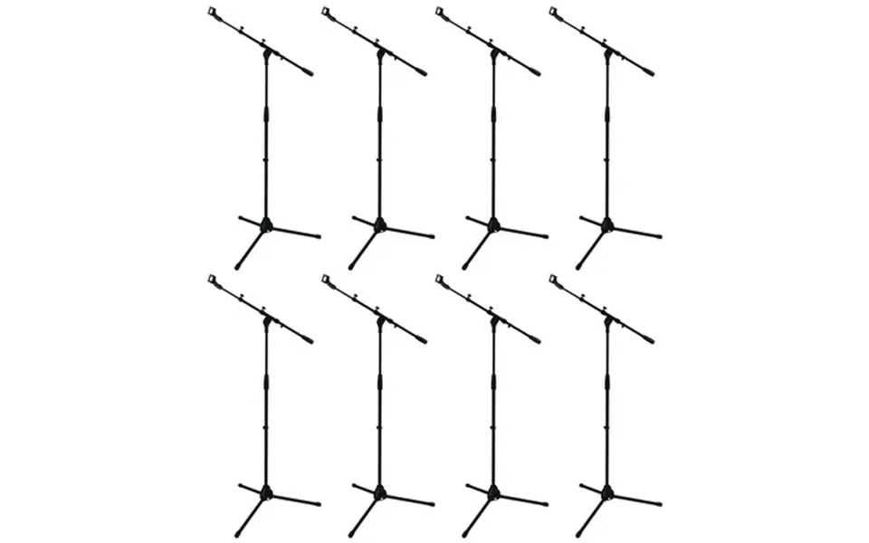 8 Rockville Rvmic1 Dual Boom Microphone Stands W Tripod Base