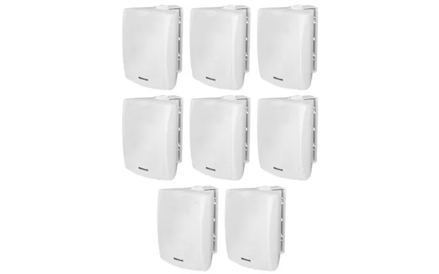 8 Rockville Wet-5w 70v 5.25 Ipx55 White Commercial Indoor Outdoor Wall Speakers product image