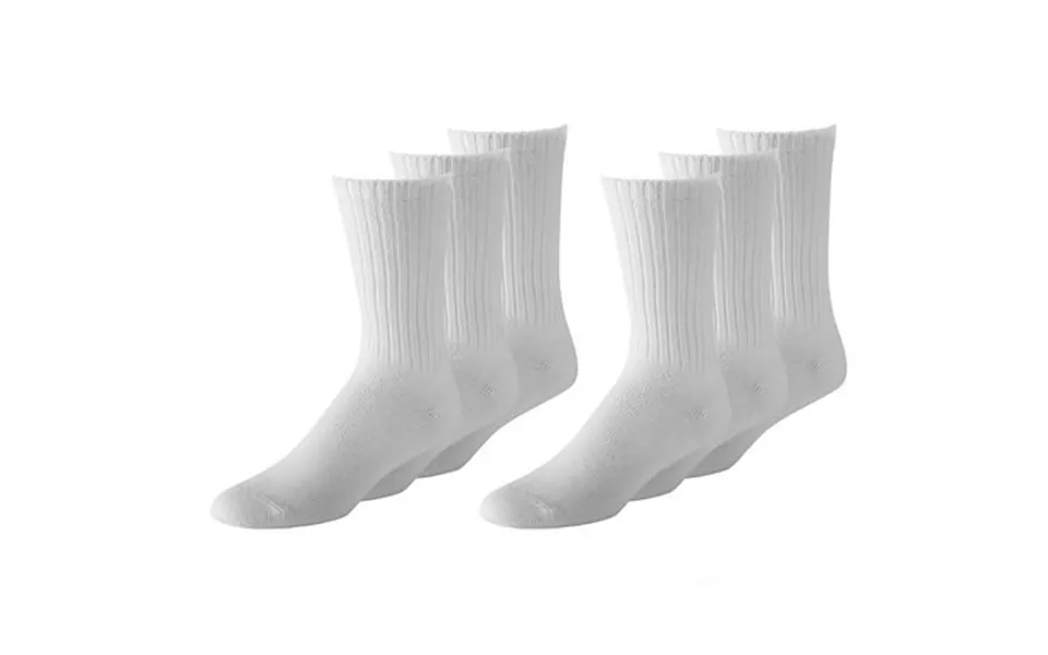 84 Pairs Mens Athletic Crew Socks Crew Cut Bulk Lot Any Shoe Size Black White Grey