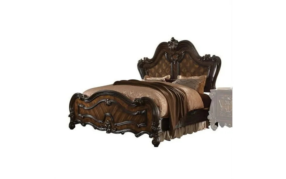 86 X 97 X 75 In. Cherry Oak Wood Poly Resin California King Bed