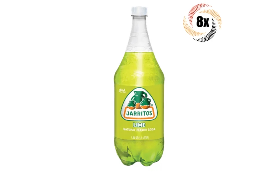 8x Bottles Jarritos Lime Natural Flavor Soda Real Sugar 1.5l Fast Shipping
