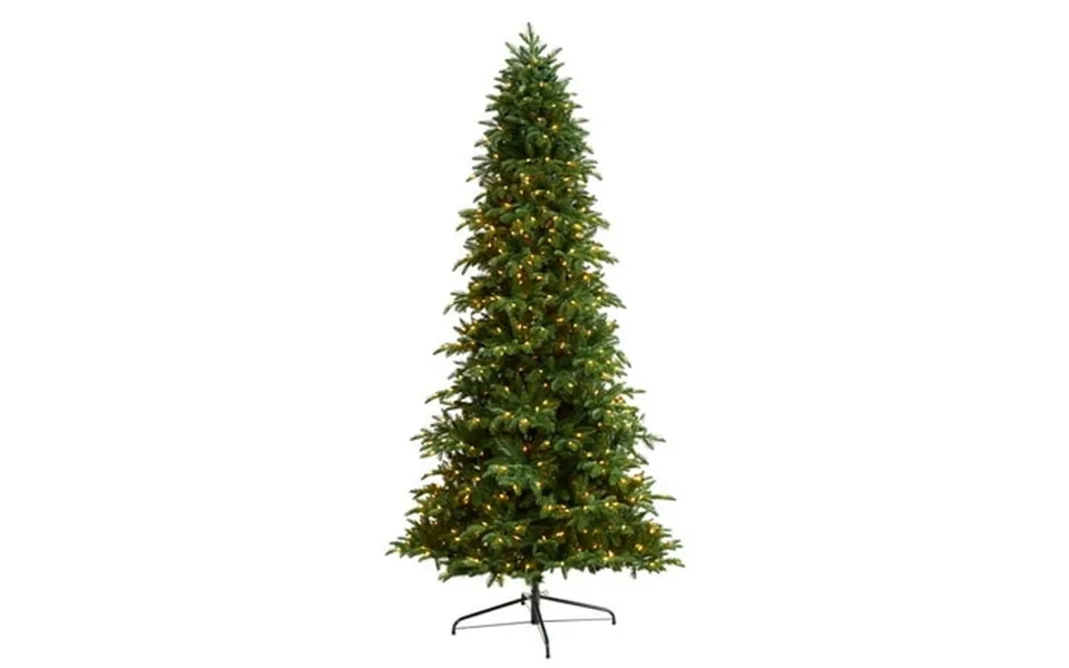 9 South Carolina Fir Artificial Christmas Tree With 750 Clear Lights And 3334 Bendable Branches