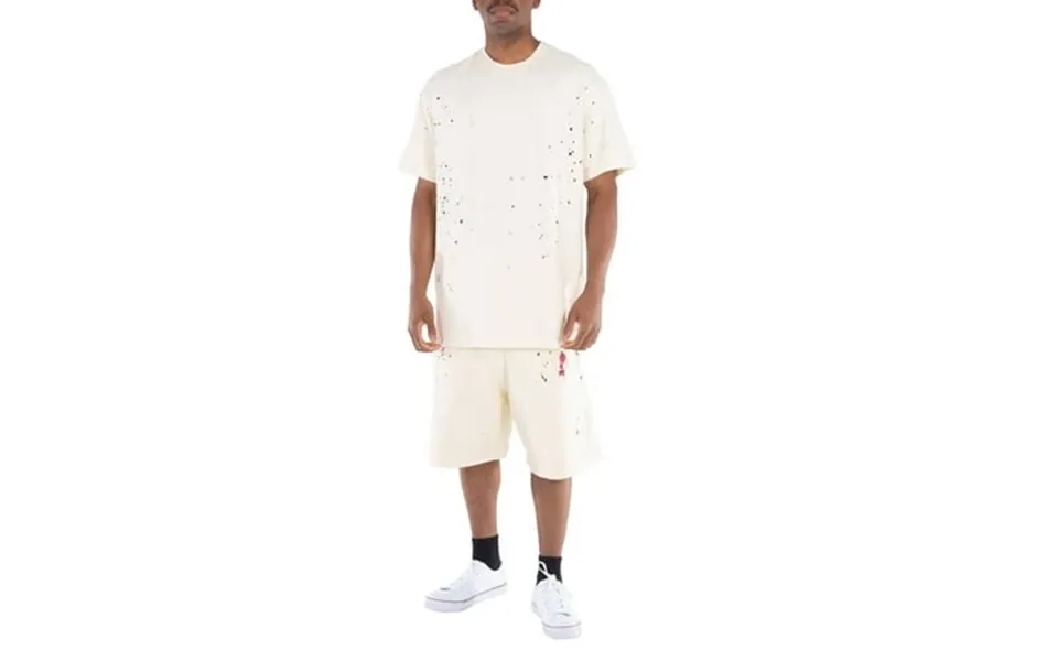 A Cold Wall Studio Paint-splatter Cotton Track Shorts Size Small