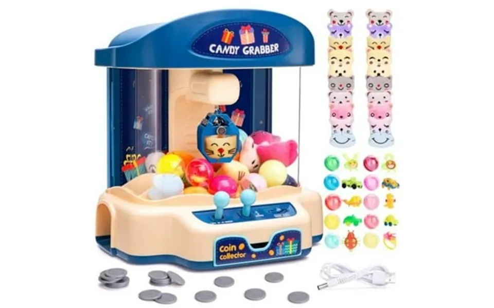 A-sonic Xs70829 Claw Machine For Kids - Mini Vending Machine With 30 Piece Toys