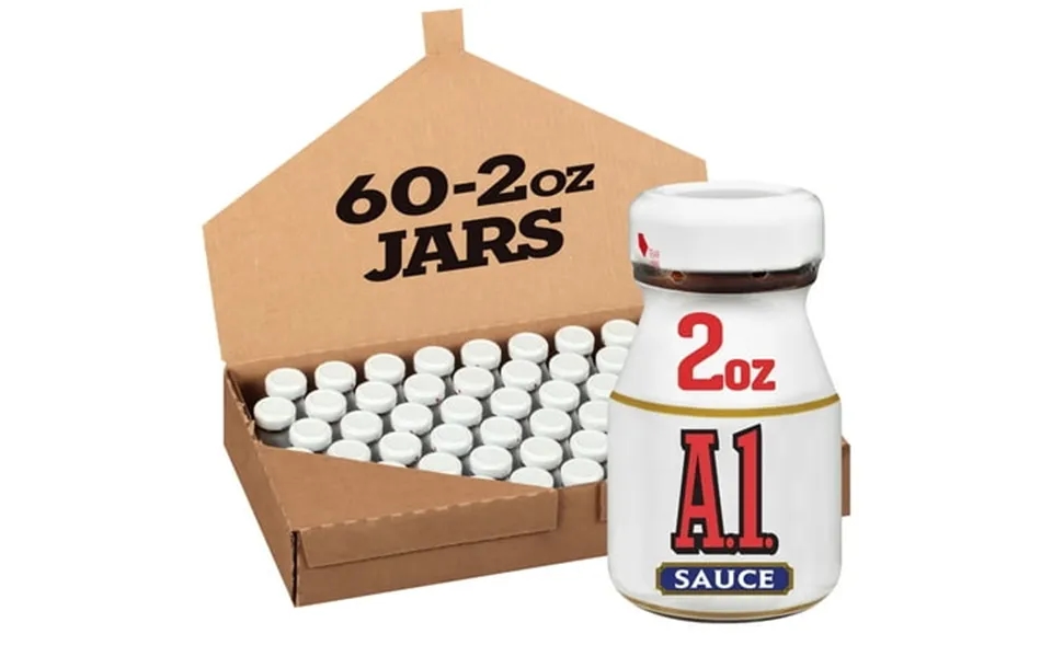 A.1. Original Single Serve Steak Sauce Roomservice Jar 60 Ct Casepack 2 Oz Jars