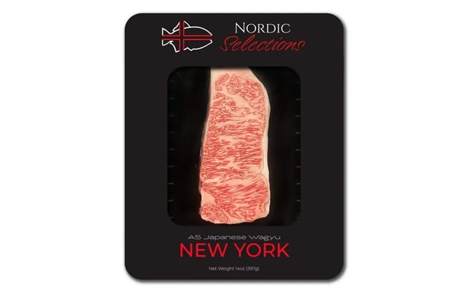 A5 Japanese Wagyu New York Strip Steak - 100% Authentic From Kagoshima Prefecture 14oz Portion