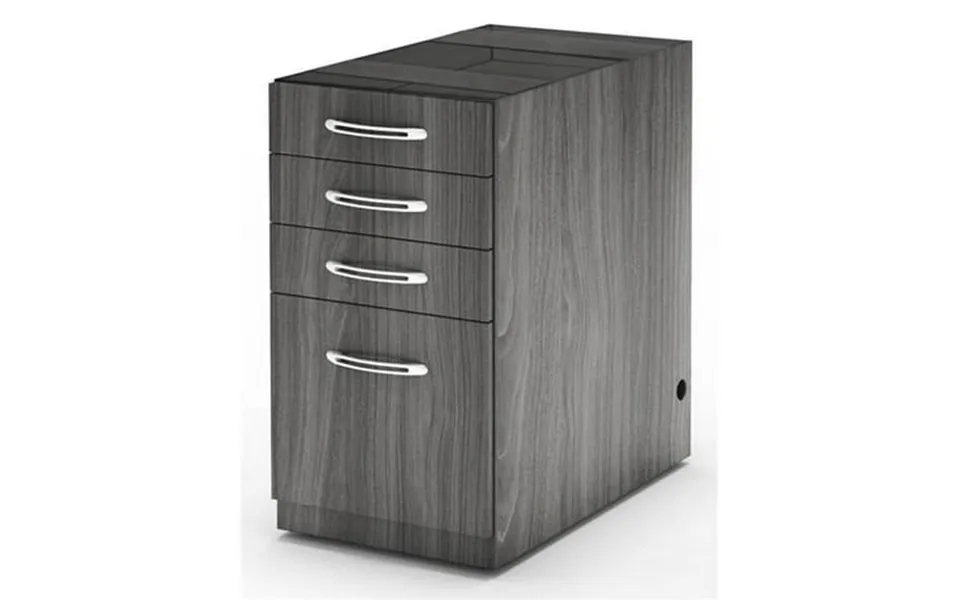 Aberdeen Series Pencil Box Box & File Desk Pedestal Grey Steel - 27