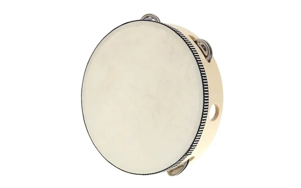 Abody 8 Inch Tambourine Percussion Drum Early Education Instrument Musical Toy Gift For Child Toddler Adult Senior