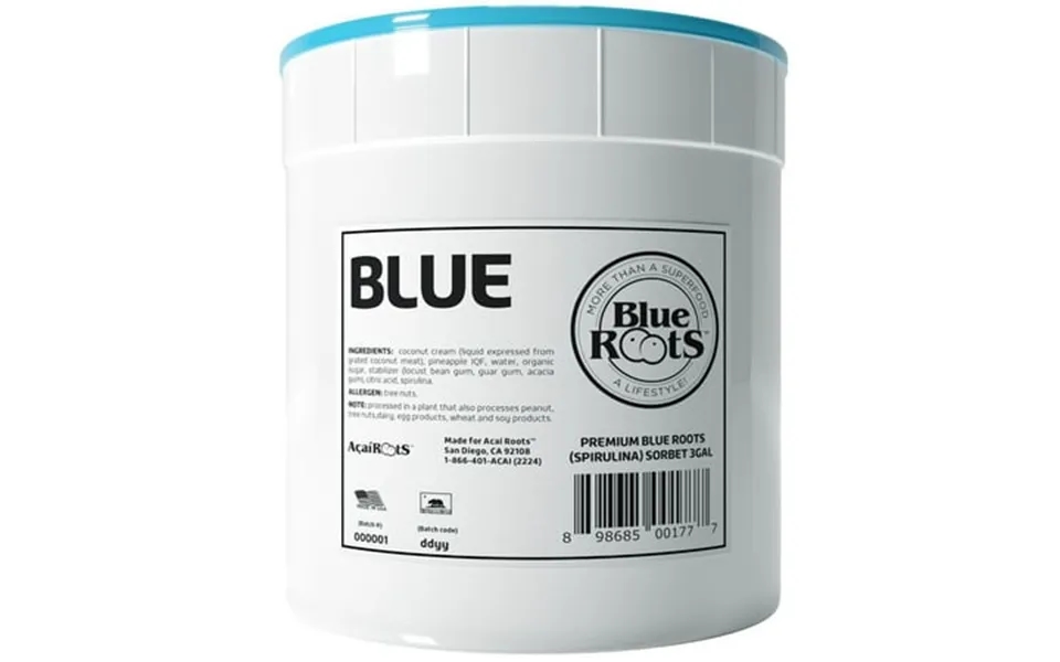 Acai Roots Premium Blue Cream Sorbet 20 Pound