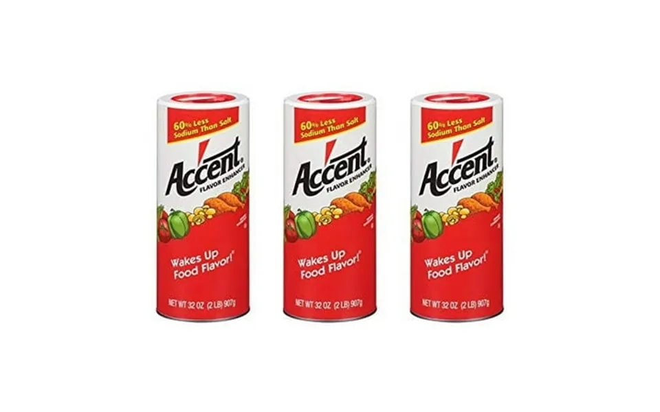 Accent Flavor Cm31 Enhancer - 2 Lb. Canister Foods Pack Of 3