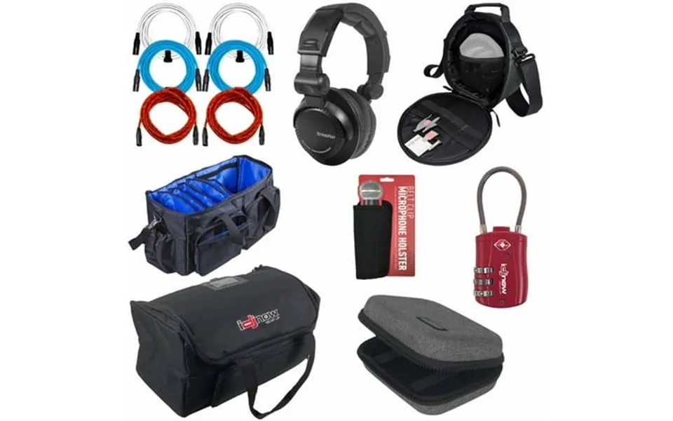 Accessory Gear Package Featuring Clutch Cl-hpb007 Headphone Gear Bag And Fogger Protective Case